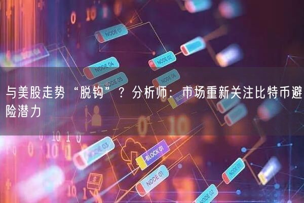与美股走势“脱钩”？分析师：市场重新关注比特币避险潜力